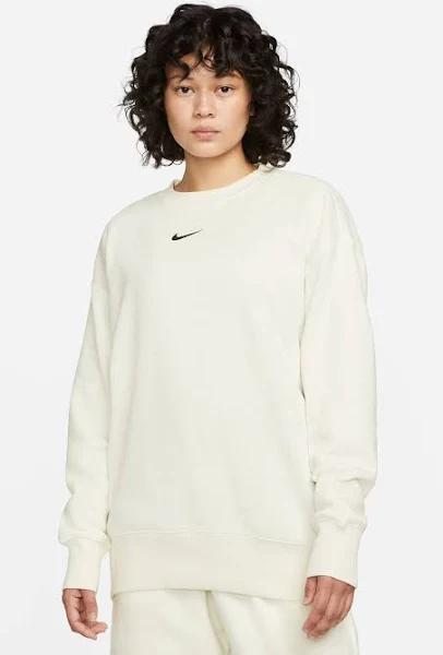 Nike Sportswear Phoenix Fleece Women's Oversized Crew-Neck Sweatshirt - White