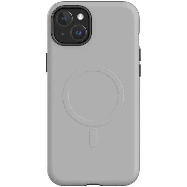 for iPhone 15 Plus Tough Case Compatible with MagSafe Grey