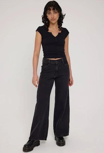 Levi's '94 Baggy Wide Leg Jeans in Over Exposure Black 28