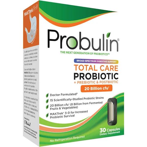 Probulin - Total Care Probiotic - 30 Capsules