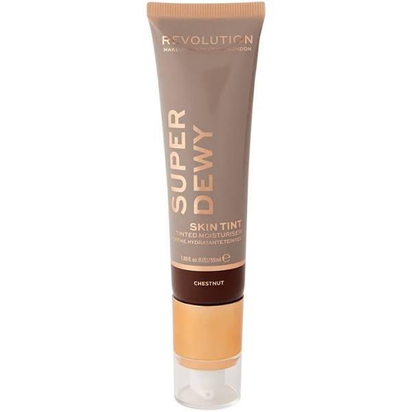 Makeup Revolution Superdewy Tinted Moisturiser - Chestnut