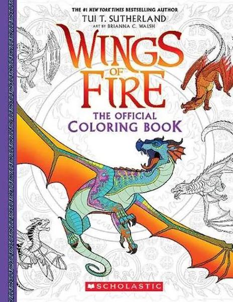 Official Wings of Fire Coloring Book by Brianna C Walsh