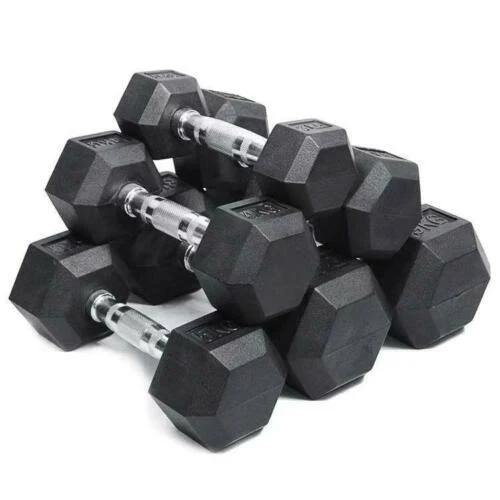 KingKong Rubber Hex Dumbbell 1-10 kg Set