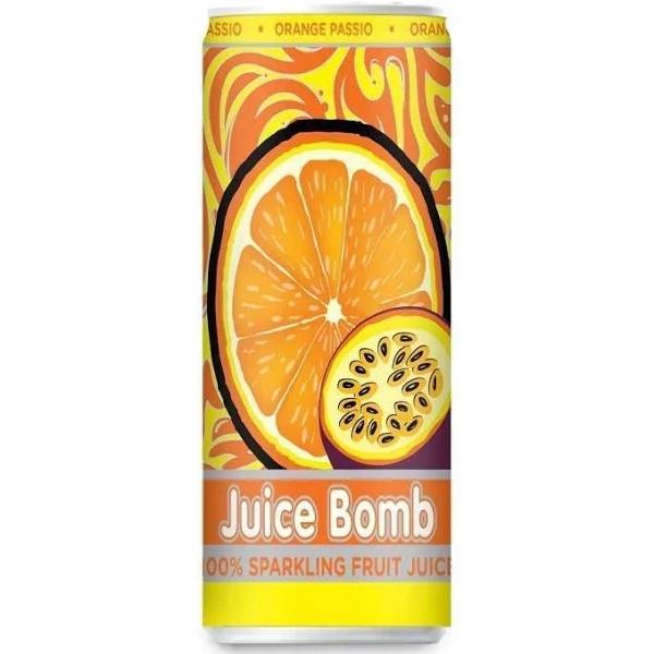 Juice Bomb Orange Passio 250mL x 24