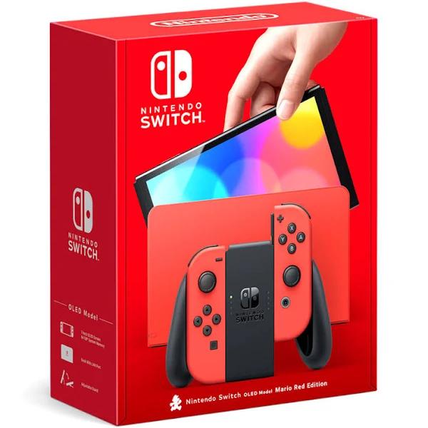 Nintendo Switch Console OLED Model Mario Red Edition