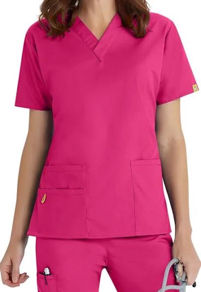 NNT Bravo Scrub Top, S / Hot Pink