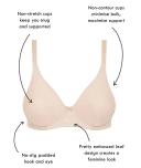 Berlei Sweatergirl Non-Padded Underwire Bra Y50275 Soft Powder