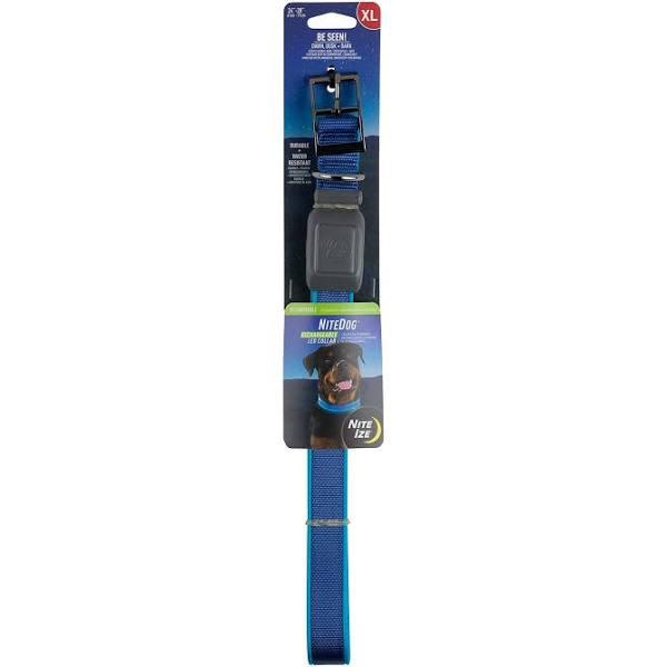 Nite Ize NiteDog Rechargereable LED Pet Collar Blue X-Large