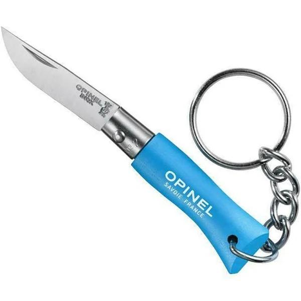 Opinel Colorama Key Ring #02 Stainless Steel - Cyan Blue - 3.5cm