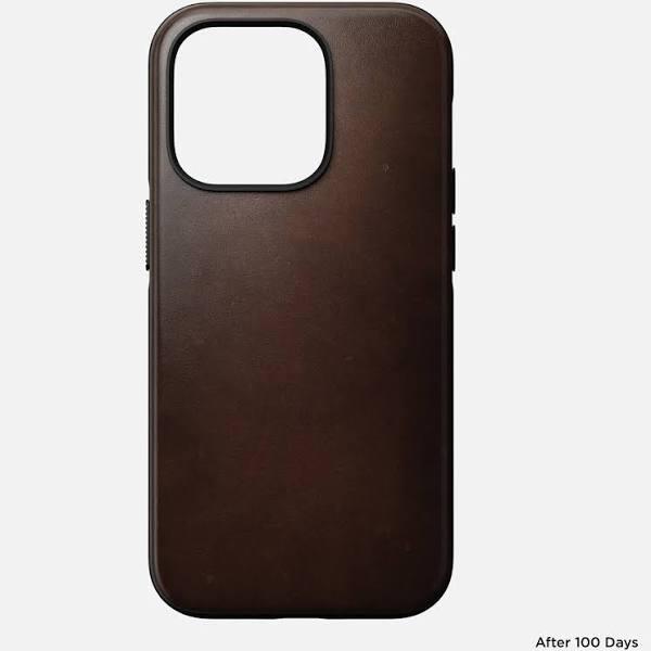 Nomad - Modern Horween Leather Case - iPhone 14 Pro - Brown