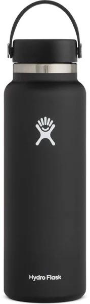 Hydro Flask 40oz Wide Black