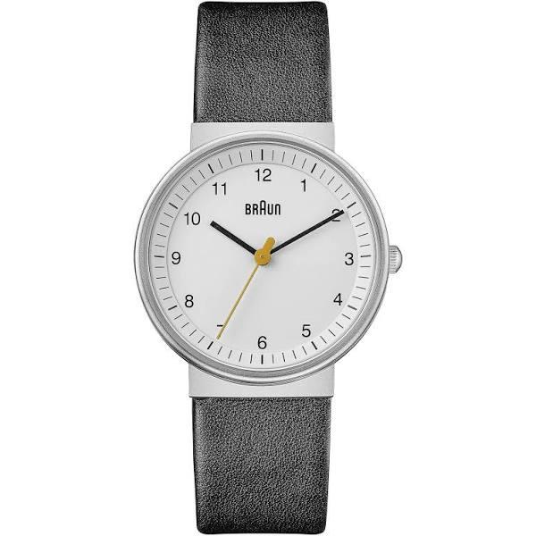 Braun | Women's | Simple Quartz | Black Leather Strap | Watch