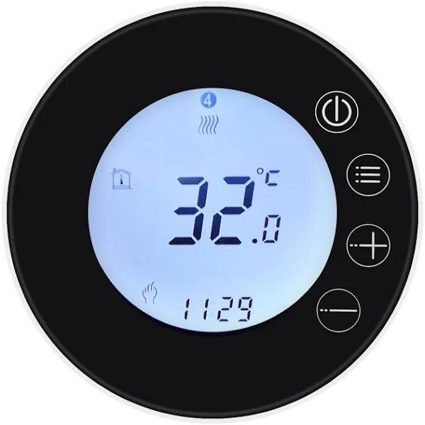 Tuya Wifi LCD Display Intelligent Thermostat Programmable Temperature Controller App Control Black GB