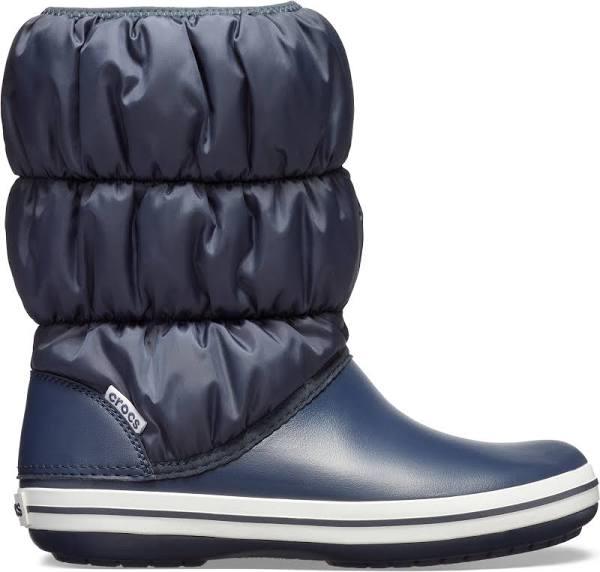 Crocs Navy/White Winter Puff Boot