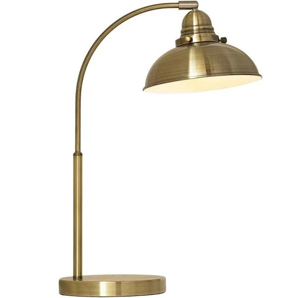 Lexi Lighting Manor Metal Table Lamp (Weathered Brass)