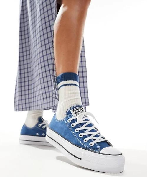 Converse Chuck Taylor All Star Lift Ox Sneakers in Blue