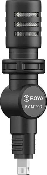 BOYA BY-M100D Plug & Play Microphone (Lightning) For IOS Devices