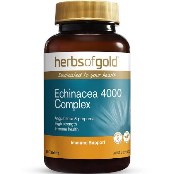 Herbs of Gold - Echinacea 4000 Complex - 60 Tablets