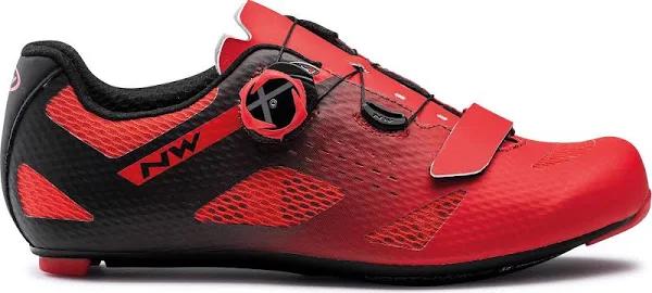 Northwave Storm Carbon Road Cycling Shoes - 42 Red/Black