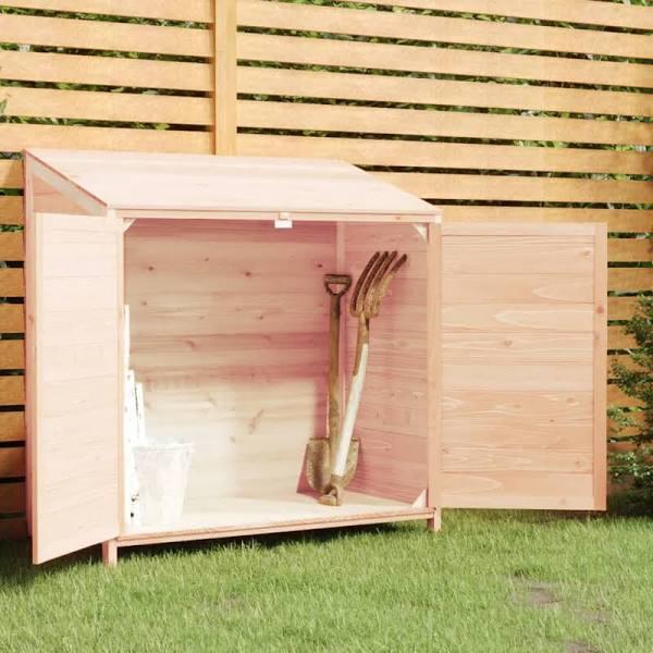 NNEVL Garden Shed 102x52x112 cm Solid Wood Fir