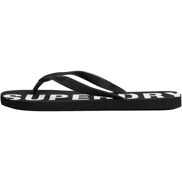 Superdry Code Essential Mens Flip Flops - Black