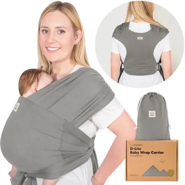 Keababies Baby Wraps Carrier, D-Lite Baby Wrap - Easy-Wearing, Adjustable Baby Sling Carrier, Baby Carrier Newborn to Toddler, Infant Baby Carrier