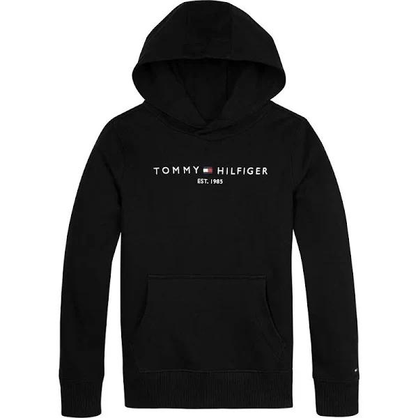 Childrens Tommy Hilfiger Black Essential Hoodie