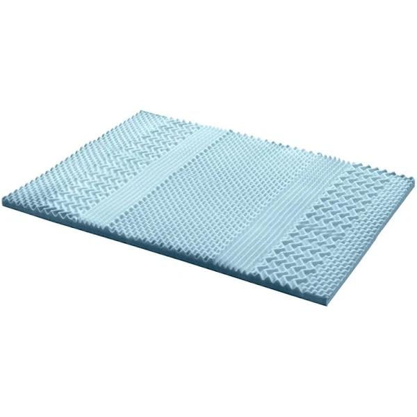 Bedding Memory Foam Mattress Topper 7-Zone 5cm Double