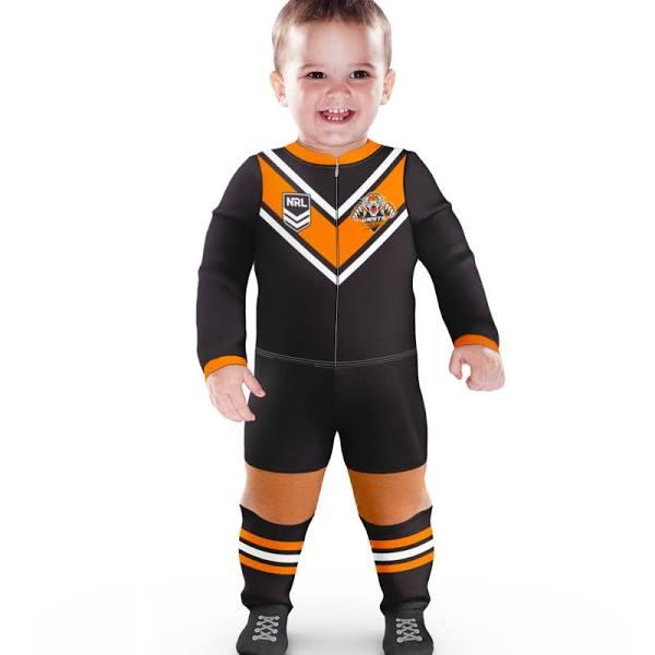 Wests Tigers Baby Footysuit / Romper