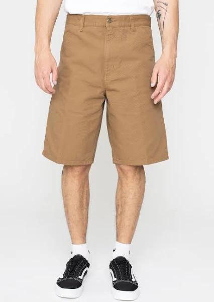 Carhartt WIP - Single Knee Rinsed Hamilton Brown - Shorts