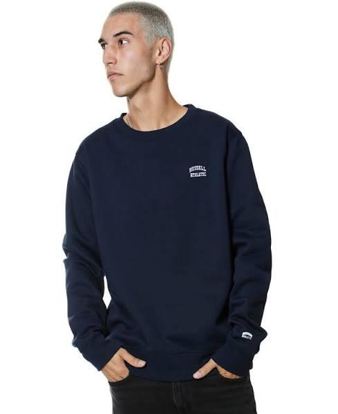 Russell Athletic Sale | Men's Men's Originals Small Arch Hoodie | Black | Navy / S | Polyester, Cotton Sweats & Hoodies| AfterPay Available | Gifts