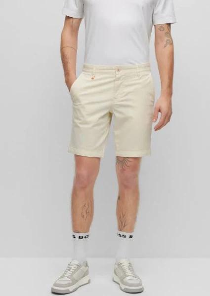 Boss Schino-Slim Shorts-Light Beige 30