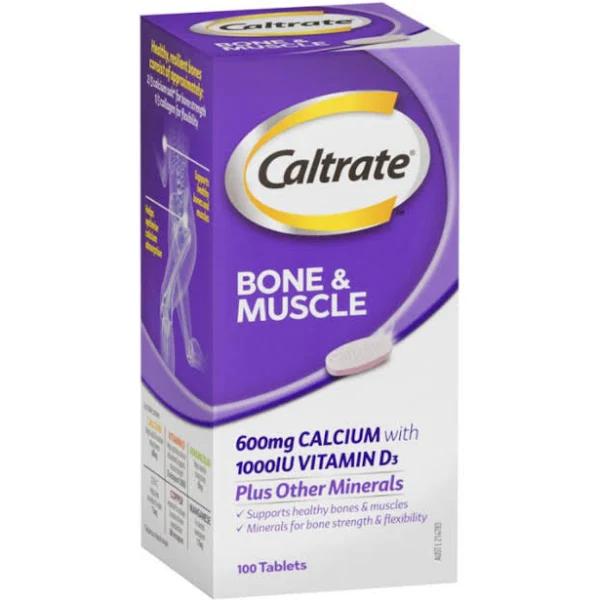 Caltrate Bone & Muscle Health - 100 Tablets