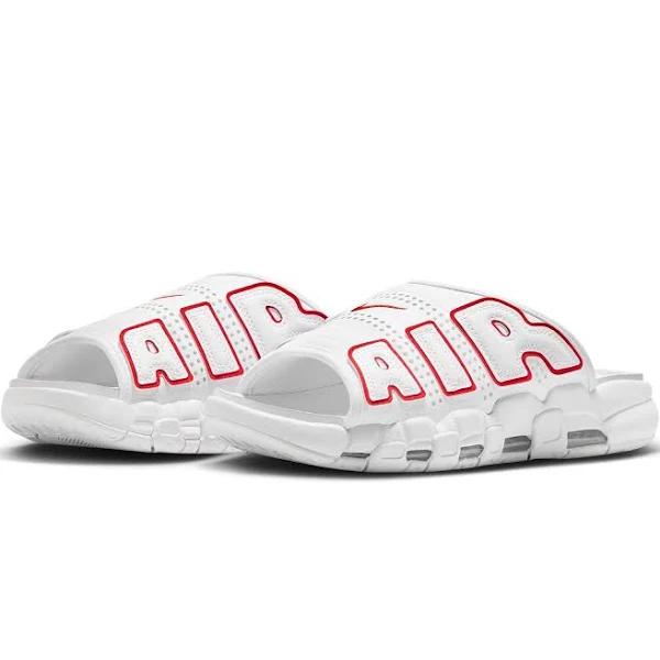 Nike Air More Uptempo Slide White University Red