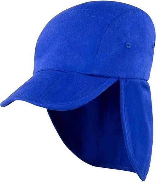 Result Headwear Unisex Adult Legionnaires Foldable Baseball Cap Royal Blue One Size Cotton Unisex Baseball Cap