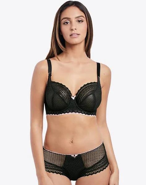 Freya Daisy Lace Underwire Balcony K Cup Bra - 8JJ Noir