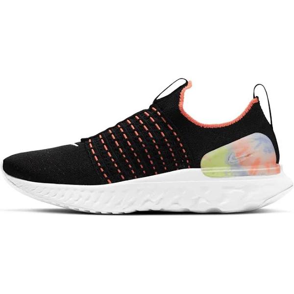 Nike React Phantom Run Fk 2 Black/Multi-Color-Bright Mango DD9668-001 Women's