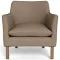 Harbour Fabric Occasional Chair Taupe by Freedom