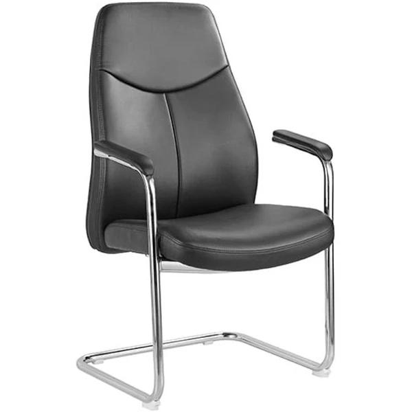 Hume Visitor Executive Chair Black Pu - AfterPay & zipPay Available