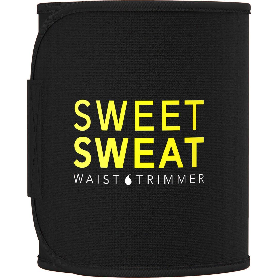 Sweet Sweat Waist Trimmer, by Sports Research - Medium, Black/Yellow, Price History & Comparison
