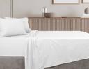 Algodon 300TC Cotton Sheet Set - Single (White)