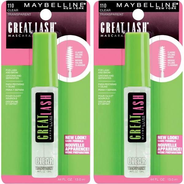 Maybelline New York Great Lash Clear Mascara Makeup, Clear, 2 Count