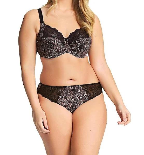 Elomi Morgan Underwire Banded Bra - Ebony - 10K Ebony