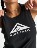 Nike Dri-FIT Women's Trail-Running Tank - 50% Recycled Polyester - Black