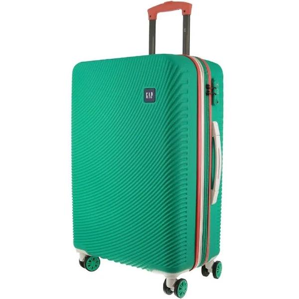 Gap Hard-Shell 4-Wheel 76cm Large Suitcase, Turquoise