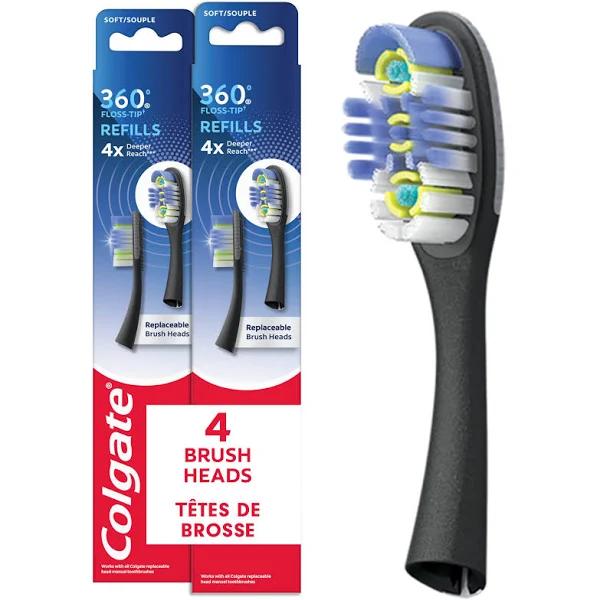 Colgate Keep Toothbrush Refill Heads, Deep Clean, Pack of 4