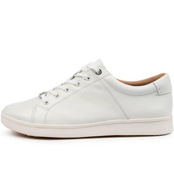 Ziera Delilah Xf White Leather White Womens Sneakers Casuals Shoes