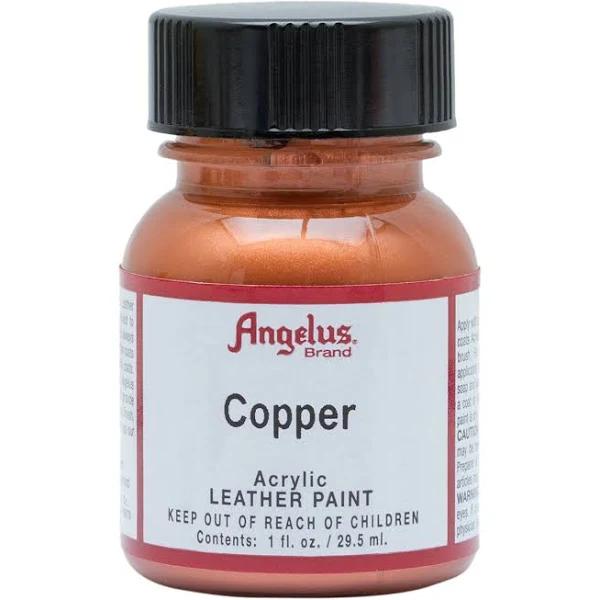 Angelus Acrylic Paint Copper #141 29ml Use On Leather, Vinyl or Fabric