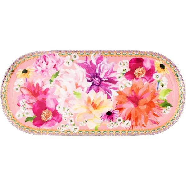 Maxwell & Williams Teas & C's Dahlia Daze Platter 25x12cm Pink