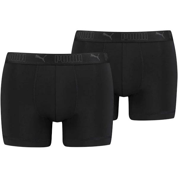 Puma Mens Active Boxer Shorts (Pack of 2) Black M